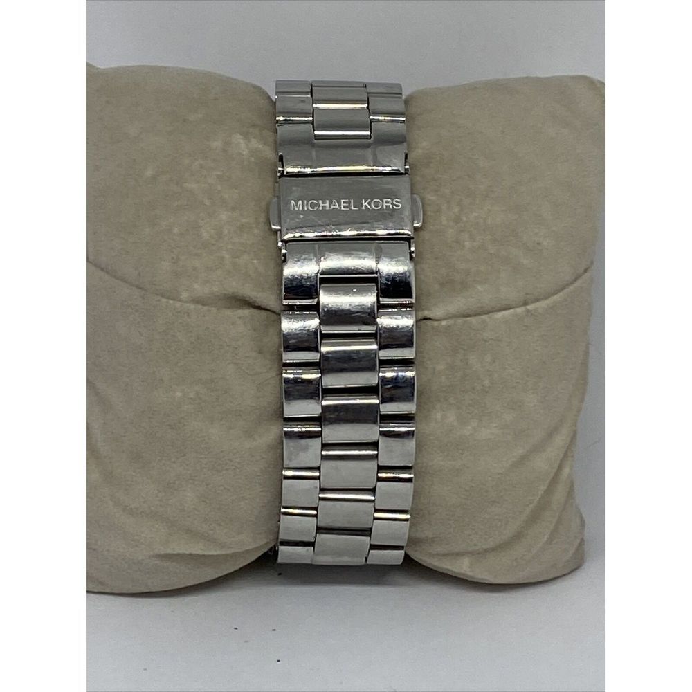 Michael Kors Runway MK5076 Women's Silver Stainless Steel Analog Dial Watch RQ44 - Picture 6 of 12